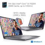 Renewed Dell- Inspiron 13 5310, 13.3 Inch QHD+ Non-Touch Laptop - Intel Core I5-11320H, 8Gb Lpddr4X Ram, 512Gb Ssd, Intel Iris Xe Graphics, Windows 11 Home - Platinum Silver (Latest Model) (Renewed)